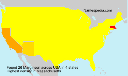 Surname Marginson in USA Surname Marginson in USA