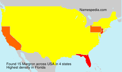 Surname Margron in USA Surname Margron in USA