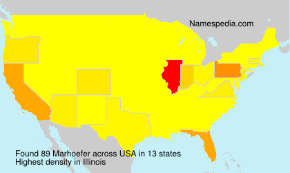 Surname Marhoefer in USA Surname Marhoefer in USA
