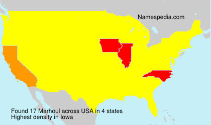 Surname Marhoul in USA Surname Marhoul in USA