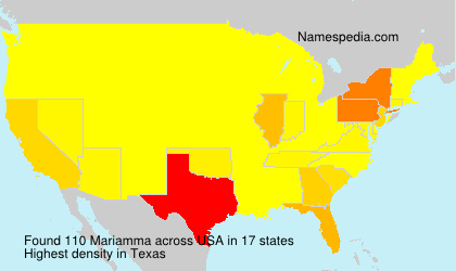 Surname Mariamma in USA