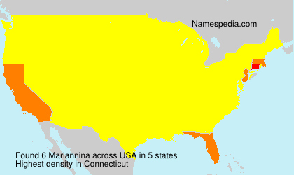 Surname Mariannina in USA