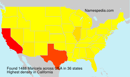 Surname Maricela in USA