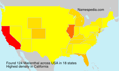 Surname Marienthal in USA Surname Marienthal in USA