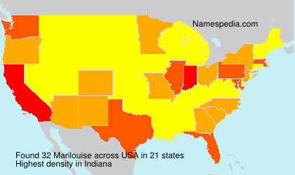 Surname Marilouise in USA Surname Marilouise in USA