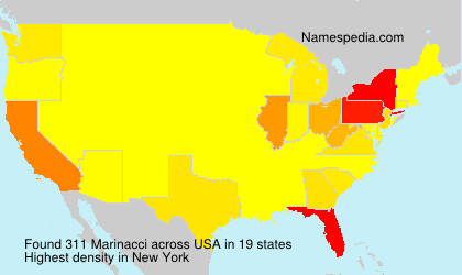 Surname Marinacci in USA Surname Marinacci in USA
