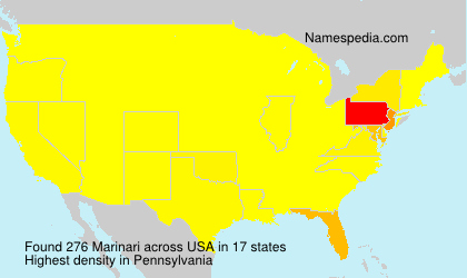 Surname Marinari in USA Surname Marinari in USA