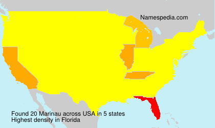 Surname Marinau in USA Surname Marinau in USA