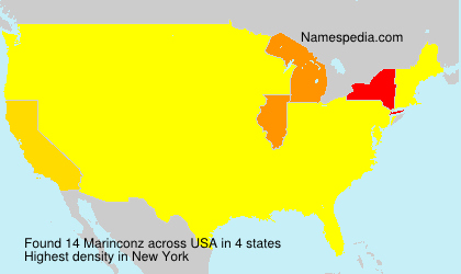 Surname Marinconz in USA Surname Marinconz in USA