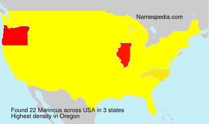 Surname Marincus in USA Surname Marincus in USA