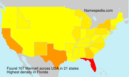 Surname Marinell in USA Surname Marinell in USA