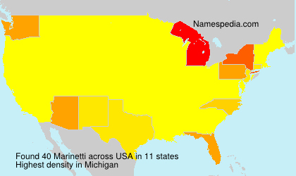 Surname Marinetti in USA Surname Marinetti in USA