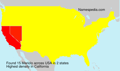 Surname Mariolo in USA Surname Mariolo in USA