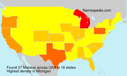 Surname Marisue in USA Surname Marisue in USA