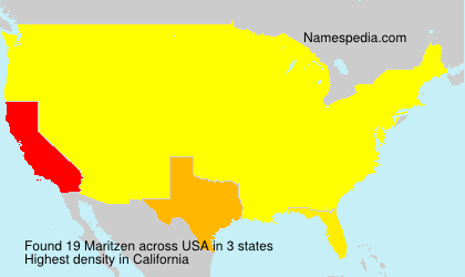 Surname Maritzen in USA Surname Maritzen in USA