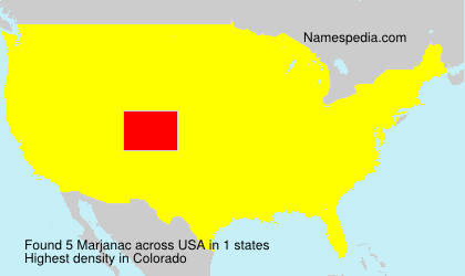 Surname Marjanac in USA Surname Marjanac in USA