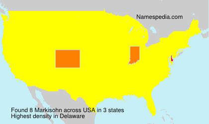 Surname Markisohn in USA Surname Markisohn in USA