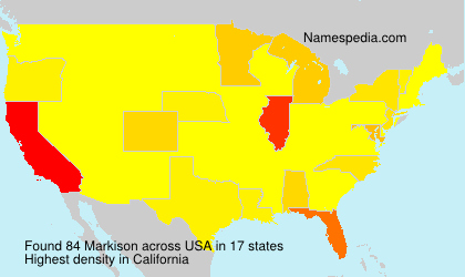 Surname Markison in USA Surname Markison in USA