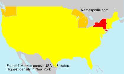 Surname Markoc in USA Surname Markoc in USA