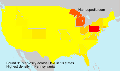 Surname Markosky in USA