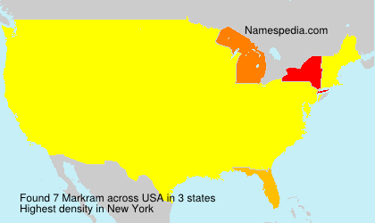 Surname Markram in USA Surname Markram in USA