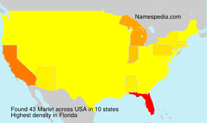 Surname Marlet in USA Surname Marlet in USA