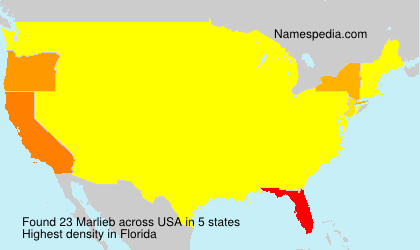 Surname Marlieb in USA Surname Marlieb in USA