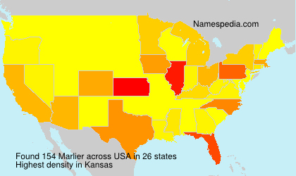 Surname Marlier in USA Surname Marlier in USA