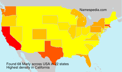 Surname Marly in USA Surname Marly in USA