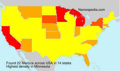 Surname Marlyce in USA Surname Marlyce in USA