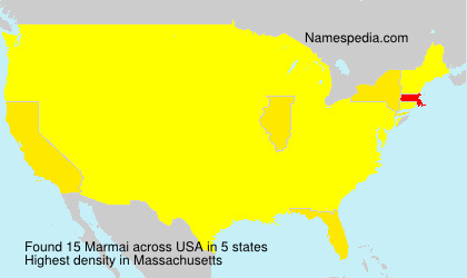 Surname Marmai in USA Surname Marmai in USA