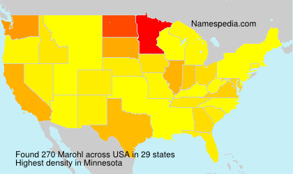 Surname Marohl in USA Surname Marohl in USA