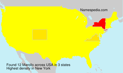 Surname Marollo in USA Surname Marollo in USA