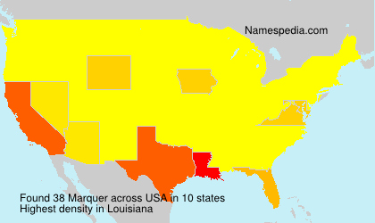 Surname Marquer in USA Surname Marquer in USA