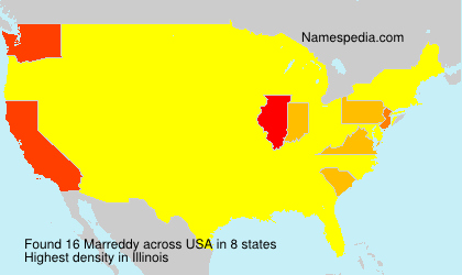 Surname Marreddy in USA Surname Marreddy in USA