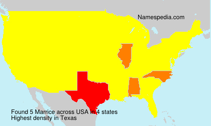 Surname Marrice in USA Surname Marrice in USA