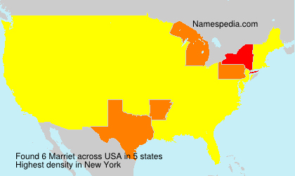 Surname Marriet in USA