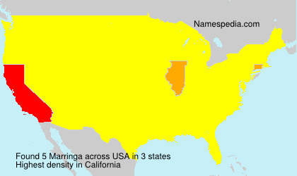 Surname Marringa in USA Surname Marringa in USA
