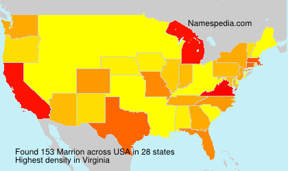 Surname Marrion in USA Surname Marrion in USA