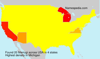 Surname Marrugi in USA Surname Marrugi in USA