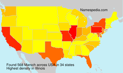 Surname Marsch in USA Surname Marsch in USA