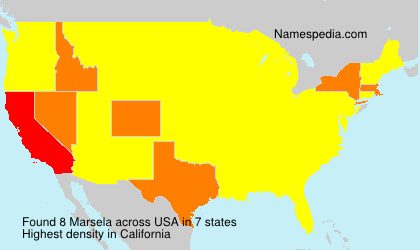 Surname Marsela in USA Surname Marsela in USA