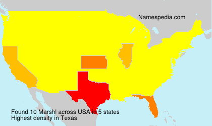 Surname Marshl in USA Surname Marshl in USA