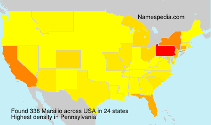 Surname Marsilio in USA Surname Marsilio in USA