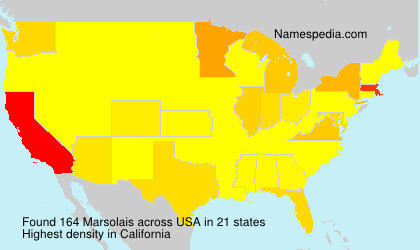 Surname Marsolais in USA