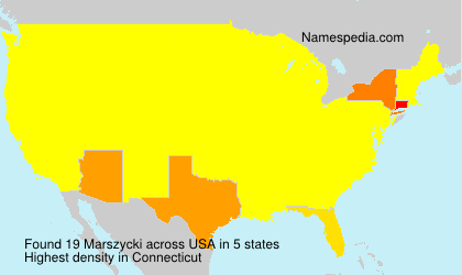 Surname Marszycki in USA Surname Marszycki in USA