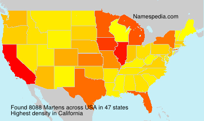 Surname Martens in USA Surname Martens in USA