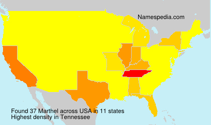 Surname Marthel in USA Surname Marthel in USA