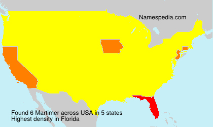 Surname Martimer in USA Surname Martimer in USA