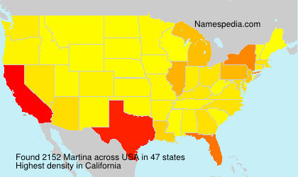 Surname Martina in USA Surname Martina in USA
